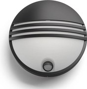 Philips 17297/30/16 -LED vonkajšie svietidlo so senzorom YARROW LED/6W/230V IP44