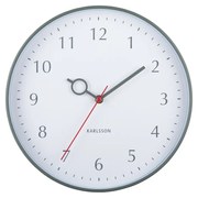 Karlsson 5992GR dizajnové nástenné hodiny zelená, pr. 30 cm