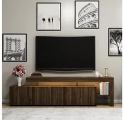 TV stolík/skrinka Belize (orech). Akcia -18%. Vlastná spoľahlivá doprava až k Vám domov. 1088413