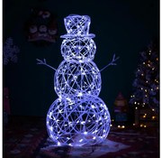 Brilagi - LED Vonkajšia vianočná dekorácia 3,6W/31/230V 6500K 120 cm IP44 snehuliak