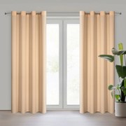 ZÁVES NA KRÚŽKOCH RITA 140X250 CM SVETLOORANŽOVÁ