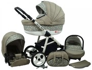 Kombinovaný kočík Raf-pol Alu way - Khaki (2-kombinácia)