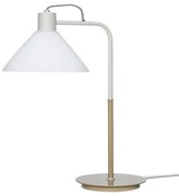 Biela stolová lampa so skleneným tienidlom (výška 44 cm) Spot – Hübsch