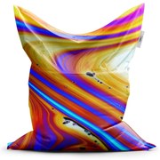 Sedací vak Classic farebná abstrakcia - detský, farebná