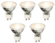 Sada 5 stmievateľných LED žiaroviek GU10 4W 300 lm 2700K