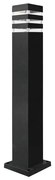 Polux Vonkajšia lampa TEKSAS 1xE27/12W/230V IP44 74 cm antracit SA1551