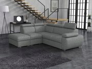 Rohová sedačka Gozo 2RR1P (tmavosivá) (s úl. priestorom) (L)