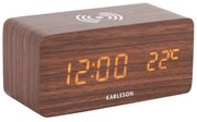 Karlsson 5933DW LED budík/hodiny s nabíjaním 15 cm