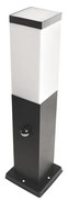 BOWI Vonkajšia lampa so senzorom SOPPA 1xE27/60W/230V IP44 45 cm čierna BW0207