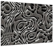 Obraz - Metalická abystrakcia (70x50 cm)