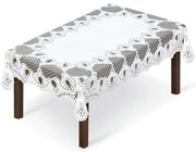 Žakárový obrus 245060 130X180 biely