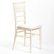 CHIAVARI PLASTIC PLASTOVÁ SVADOBNÁ STOLIČKA white