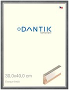 DANTIK rám na obraz 30x40 | EVOQUE šedá (Plexi Čiré)