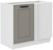 Kuchynská skrinka Luna claygrey/biela 105 ND 1F BB