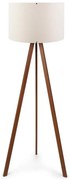 Stojacia lampa AYD 1xE27/60W/230V béžová/hnedá