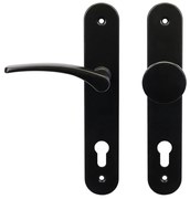 RK.SPLIT.L.CE ľavá kľučka + guľa čierna čierna 90mm na Vložku