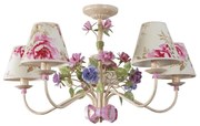 Luster na tyči ROMANCE 5xE14/40W/230V