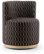 CHARLOTTE ČALÚNENÉ OTOČNÉ KRESLO otočné kreslo