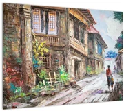 Obraz Filipínske dediny, Ázia (70x50 cm)