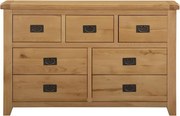 Komoda - bielizník so 7 zásuvkami, 130x42x83 cm