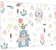 Obraz - Zvieratká na lúke (70x50 cm)