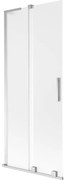 Mexen Velar L, 2-krídlová posuvná vaňová zástena 80 x 150 cm, 8mm sklo námraza, chrómová, 896-080-003-31-01