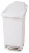 Simplehuman Pedálový kôš Slim 10 l, biela