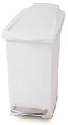 Simplehuman Pedálový kôš Slim 10 l, biela