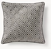 Zamatový poťah na vankúš so ženilkovou výšivkou Solenne