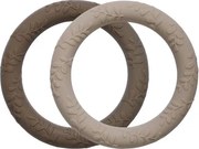 Silikónové hryzátko / béžovo hnedé