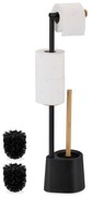 Stojanový držiak na toaletný papier RD49112, čierna