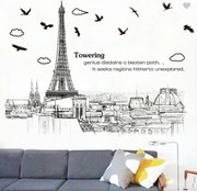 Samolepka na stenu "Paríž 4" 82x103cm