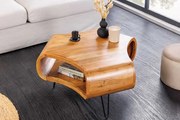 Dizajnový konferenčný stolík s úložným priestorom Organic Living akácia 70cm