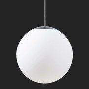 Osmont 62732 Adria S5 Hp závesné sklenené svietidlo čierna biela IP40 4000 K