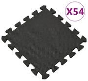Podložka puzzle 54 ks 4,86㎡ EVA pena čierna 92457