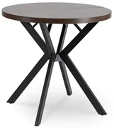 JAKS Okrúhly rozkladací stôl 80 - 160 cm orech Dorian
