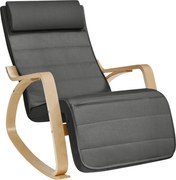 XXXLutz RELAXAČNÉ KRESLO, drevo, textil, tmavosivá Boxxx - Online Only obývacie izby - 002543007134
