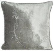 DEKORAČNÁ OBLIEČKA NA VANKÚŠ ROYAL10 45X45 CM STRIEBORNÁ