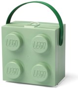 Svetlozelený úložný box s rukoväťou LEGO®