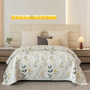 Prehoz na posteľ CITRUS GARDEN, biely Rozmer: 220 x 240 cm