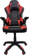 Herní židle KG105 černo-červená