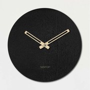 Drevené nástenné hodiny kruh - javor, dub, orech, buk | SENTOP HDFK037