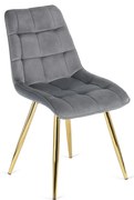 PROXIMA.store - Čalúnená jedálenská stolička CARO FARBA: sivá