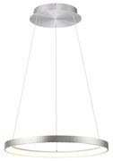Design hanglamp aluminium incl. LED dimbaar easylift - Hoop