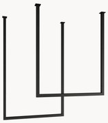 Kovové držiaky na uteráky Tensi, 2 ks