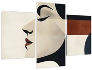 Obraz - Žena z profilu (90x60 cm)