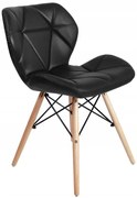 Jedálenská stolička MURET čierna