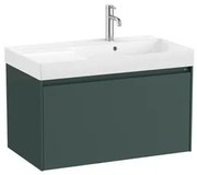 Roca Ona kúpeľňová skrinka s umývadlom 80x50,5x46 cm zelená mat ONA801ZZMP