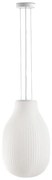 FARO 28300 - Luster na lanku ISABELLE 1xE27/15W/230V pr. 31 cm biela