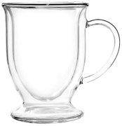 Dvojstenné/na latte sklenené hrnčeky v súprave 2 ks 250 ml Amo – Vialli Design